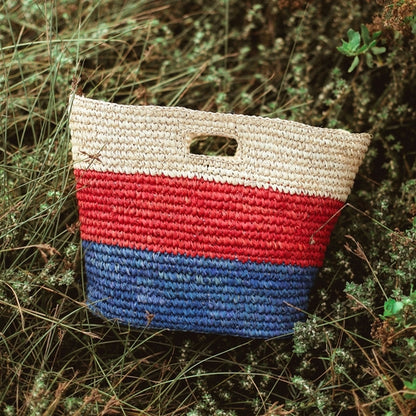 SAYAN Raffia Tote Bag