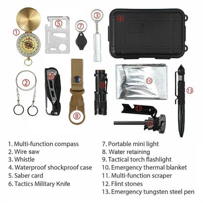 Outdoor Emergency Survival And Protection Kit