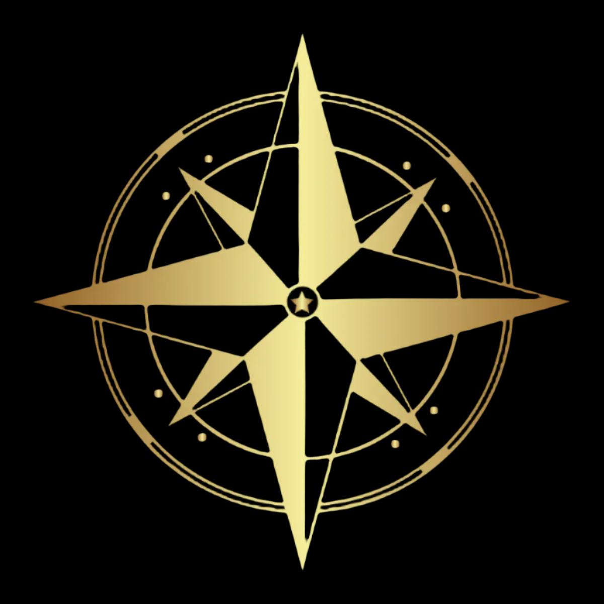 Expement Star Black and Gold